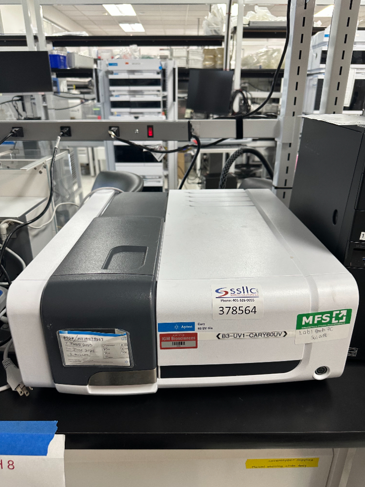 Image of Agilent Cary 60 UV-Vis Spectrophotometer
